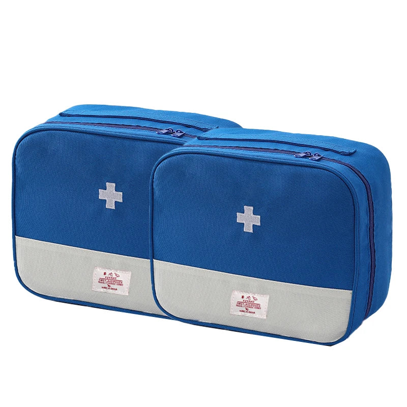 Large Capacity Medicine Bag – Portable Travel First Aid Kit