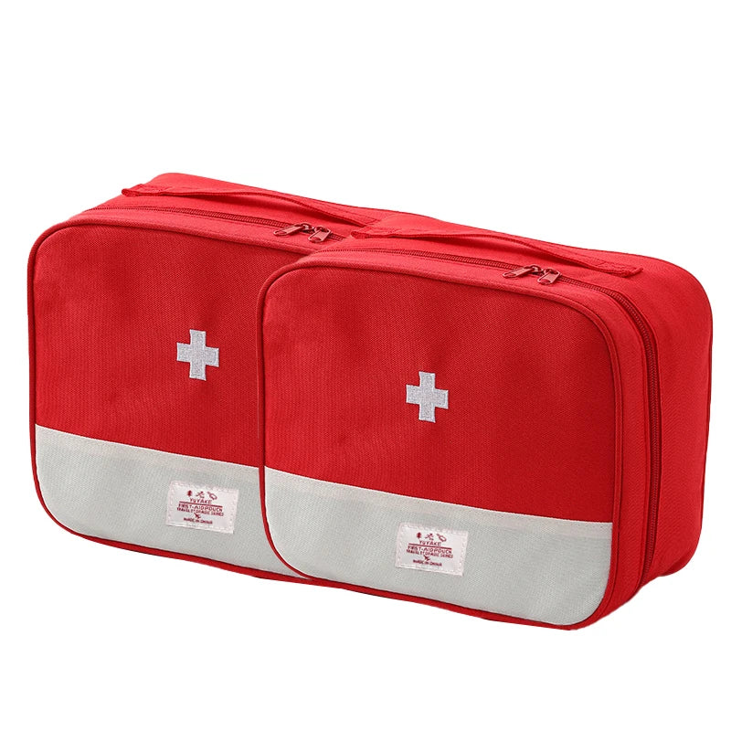 Large Capacity Medicine Bag – Portable Travel First Aid Kit