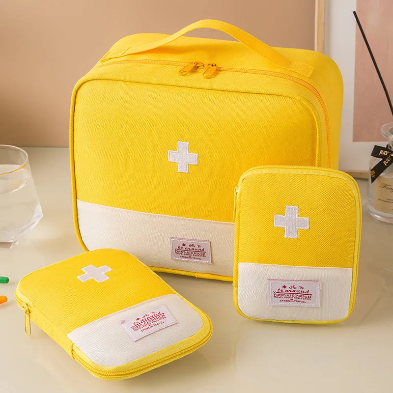 Large Capacity Medicine Bag – Portable Travel First Aid Kit