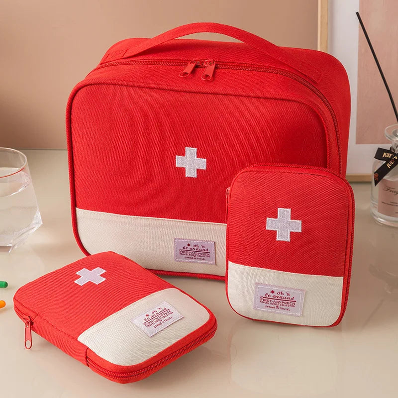 Large Capacity Medicine Bag – Portable Travel First Aid Kit