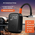 Wireless Portable Car Air Pump – Digital Multi-Function Inflator