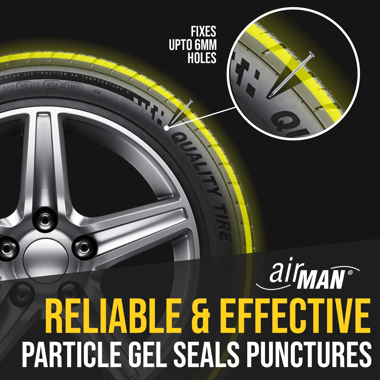 Resq Emergency Tyre Repair Kit – Air Compressor & Sealant