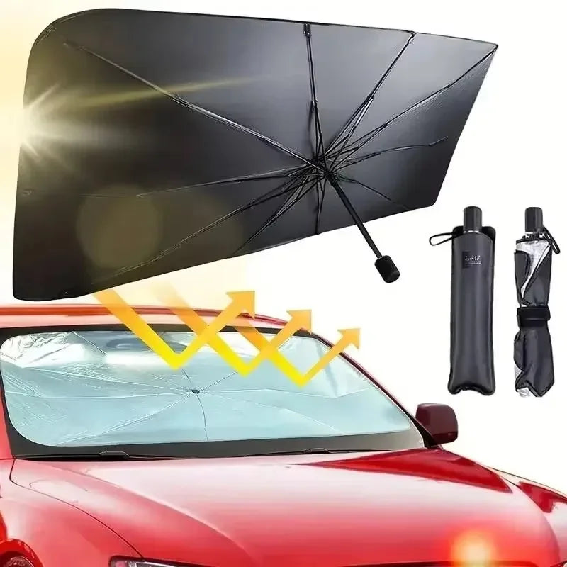 Car Sunshade – Windshield Protection Umbrella for Interior & Exterior