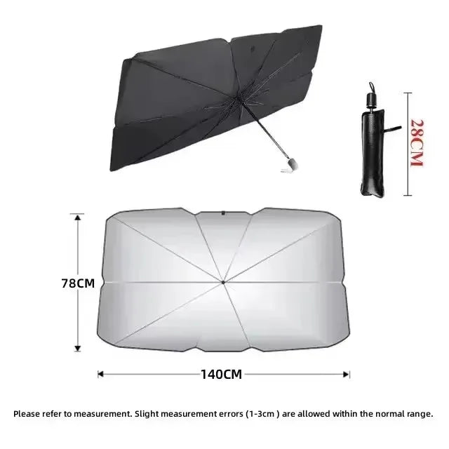 Car Sunshade – Windshield Protection Umbrella for Interior & Exterior