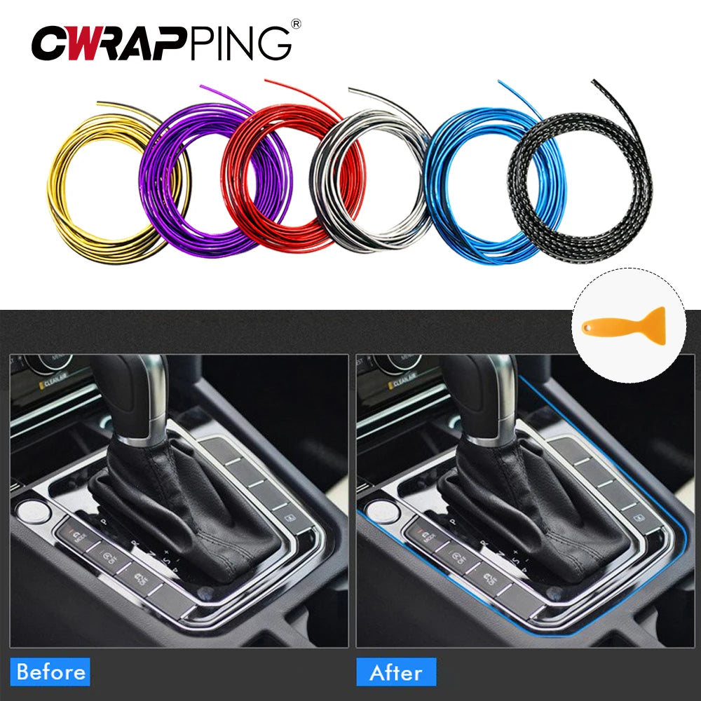 Universal Car Interior Trim – 5M Flexible Moulding Decoration Strips