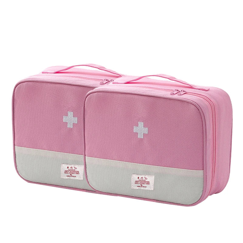 Large Capacity Medicine Bag – Portable Travel First Aid Kit