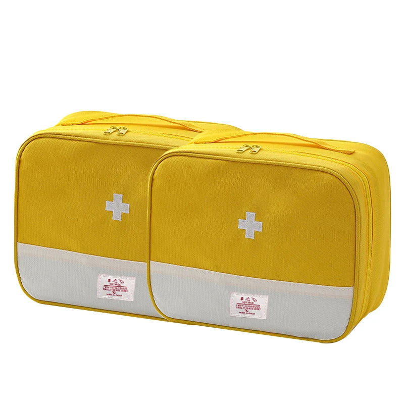Large Capacity Medicine Bag – Portable Travel First Aid Kit