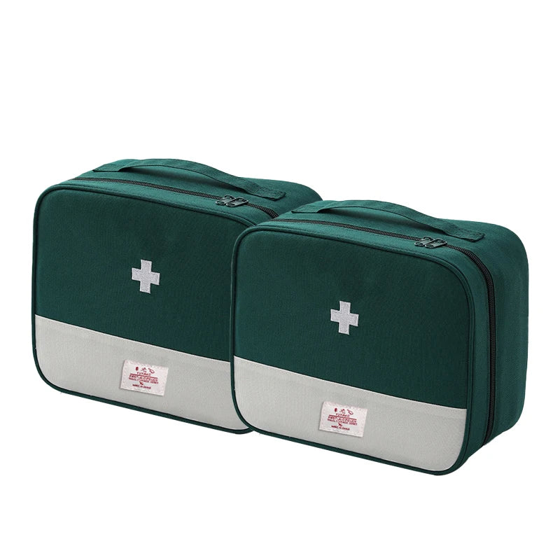 Large Capacity Medicine Bag – Portable Travel First Aid Kit